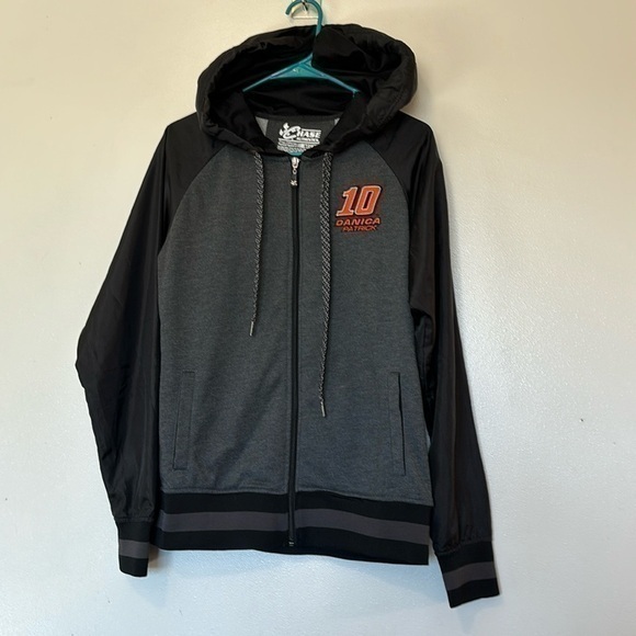 Nascar Danica Patrick Chase Authentics Zip Sweater Pockets Jacket M